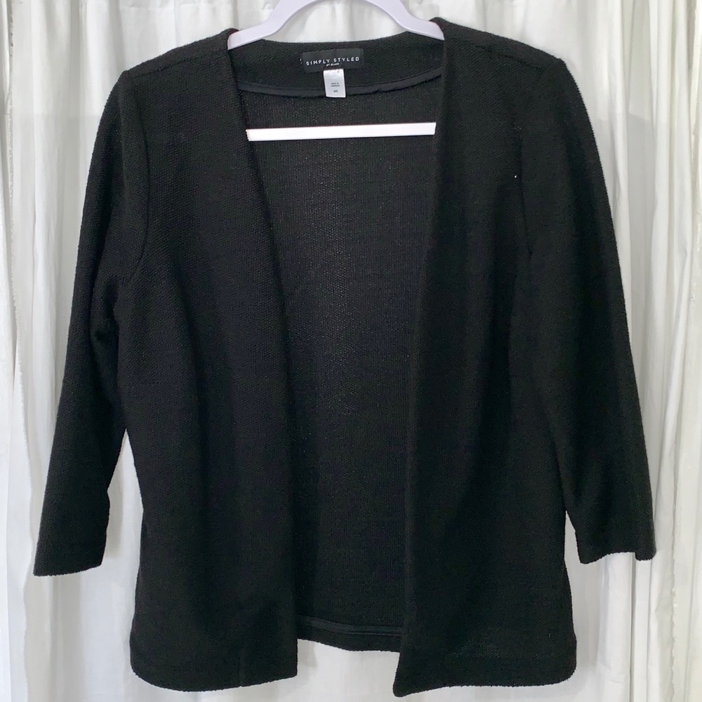 Simply Styled Open Front Cardigan